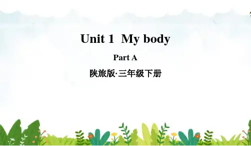 部编陕旅版三年级英语下册优质课件 Part A (8)
