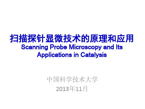 SPM 基本原理与表面化学方面的应用