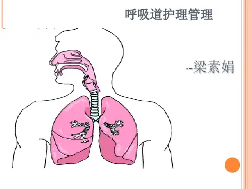 呼吸道护理管理2