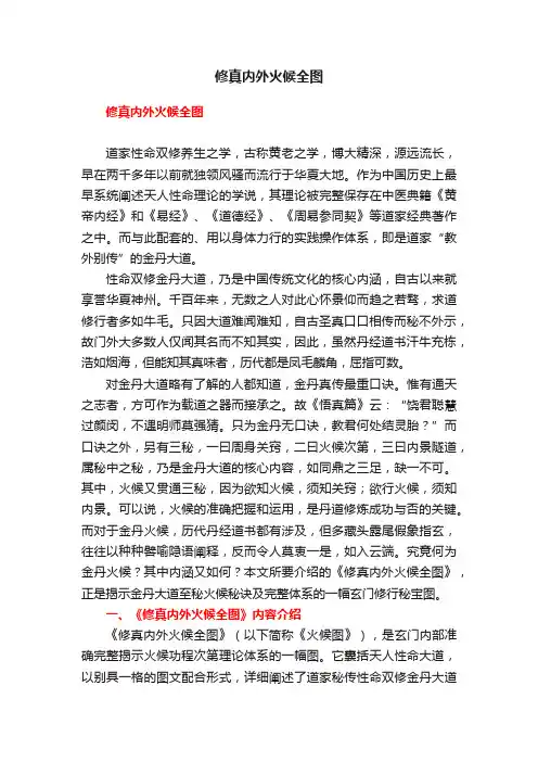 修真内外火候全图