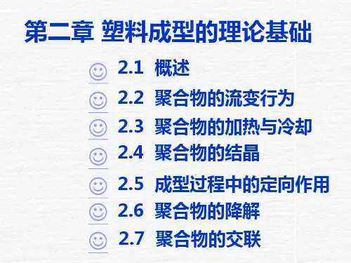 塑料成型工艺学第二章