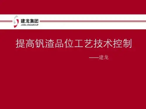 转炉提钒讲座