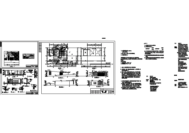现代公厕建筑施工cad设计图