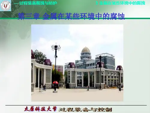 金属腐蚀3金属在某些环境中的腐蚀