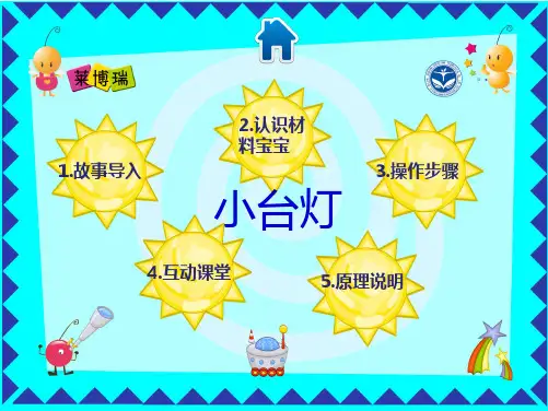 小台灯PPT课件