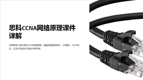 思科CCNA网络原理课件详解
