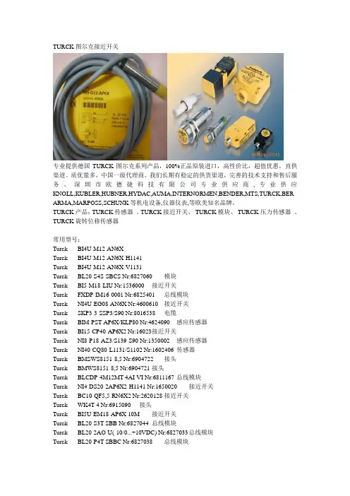 TURCK图尔克接近开关