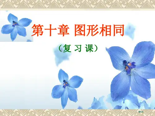 数学图形的相似复习苏科版八年级下公开课一等奖优质课大赛微课获奖课件