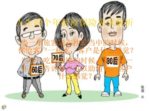 人生四个年龄段保险需求解析