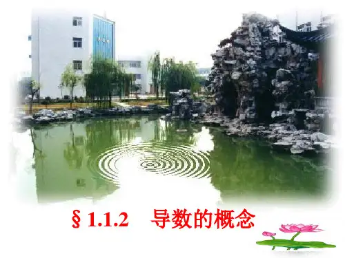 §1.1.2导数的概念