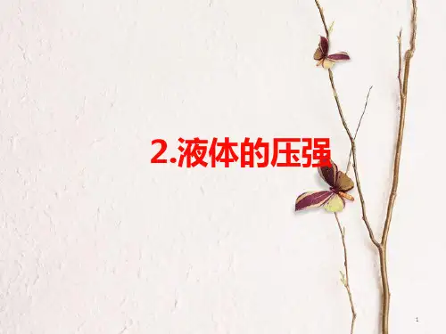 八年级物理下册 9.2 液体的压强课件 (新版)教科版.pptx