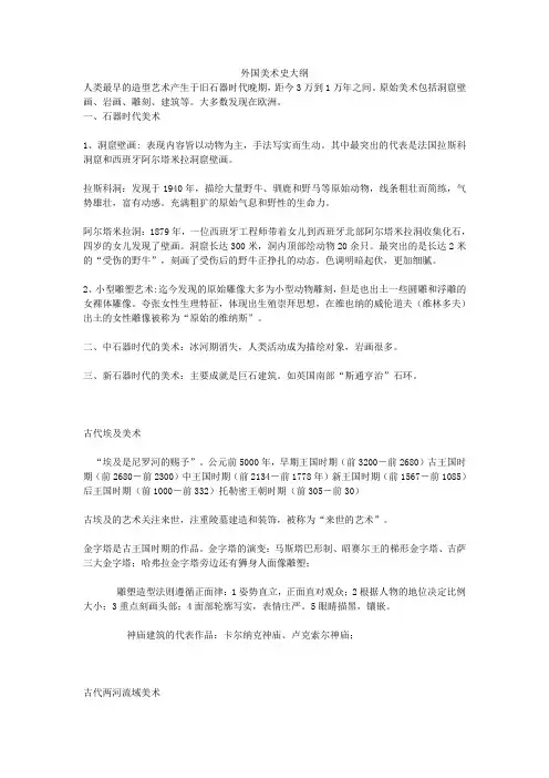 外国美术史纲要