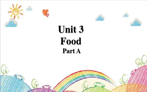 闽教版(MJ)三年级英语下册教学课件 Unit 3 Food Part A