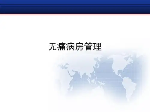 无痛病房管理ppt课件