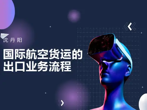 民航货物运输(I-5)国际货物运输流程