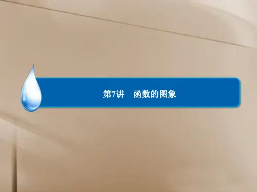 【金版教程】届高考数学总复习 第2章 第7讲 函数的图象课件 理 新人教A版