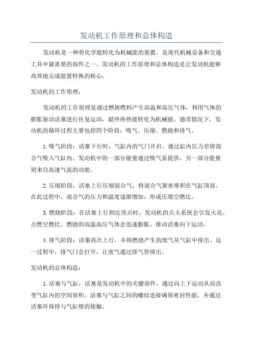 发动机工作原理和总体构造