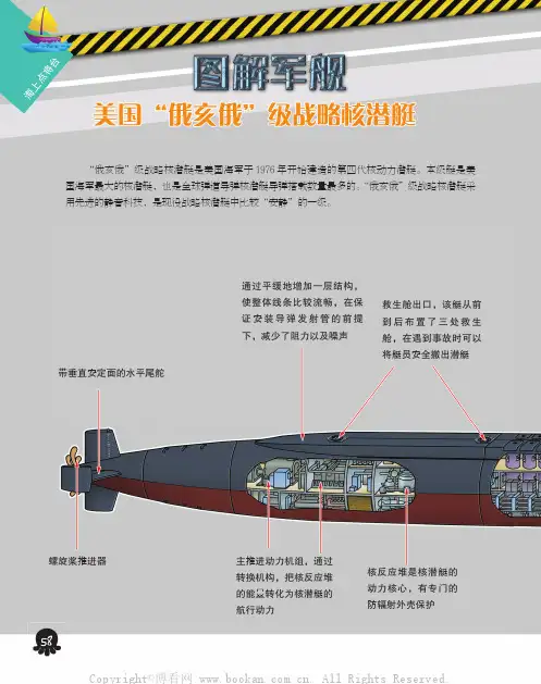 图解军舰 美国“俄亥俄”级战略核潜艇