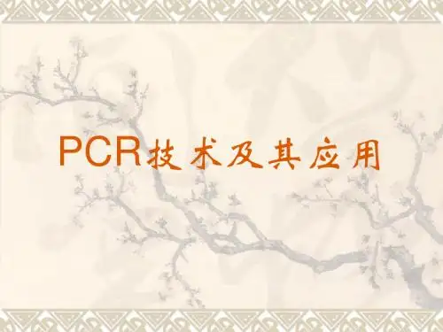 PCR技术及应用