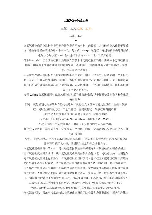 三氯氢硅合成工艺