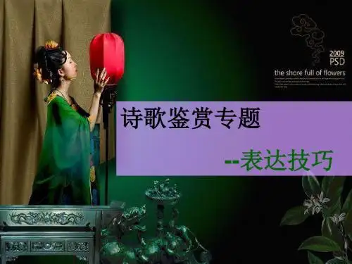完美版：诗歌鉴赏之表达技巧