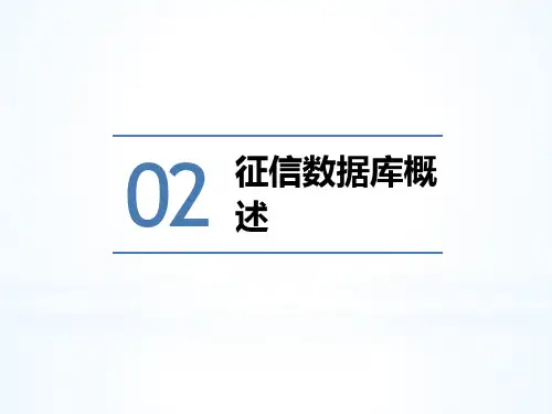 征信数据库
