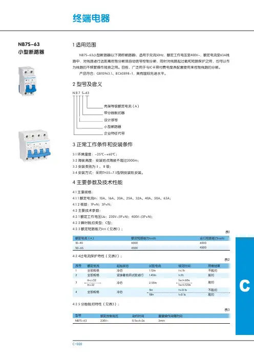 05-微型断路器-NB7S