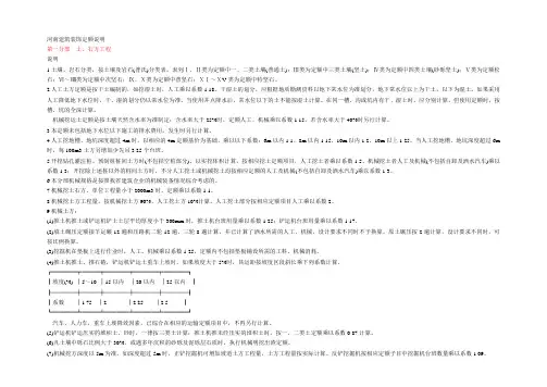 河南建筑装饰定额说明