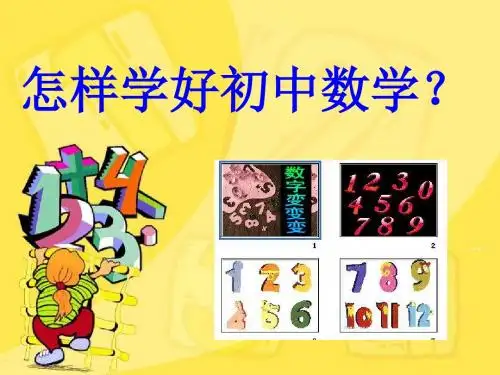 怎样学好初中数学ppt