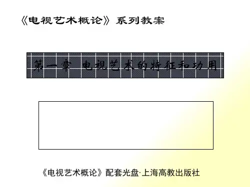 电视艺术的特征(PPT42页)