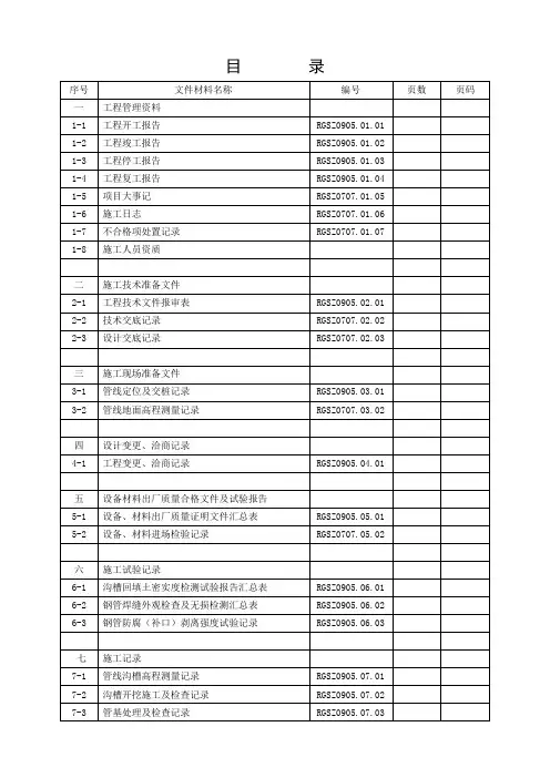 竣工资料
