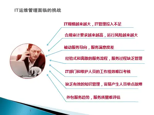 (完整)IT运维管理解决方案精品PPT资料精品PPT资料