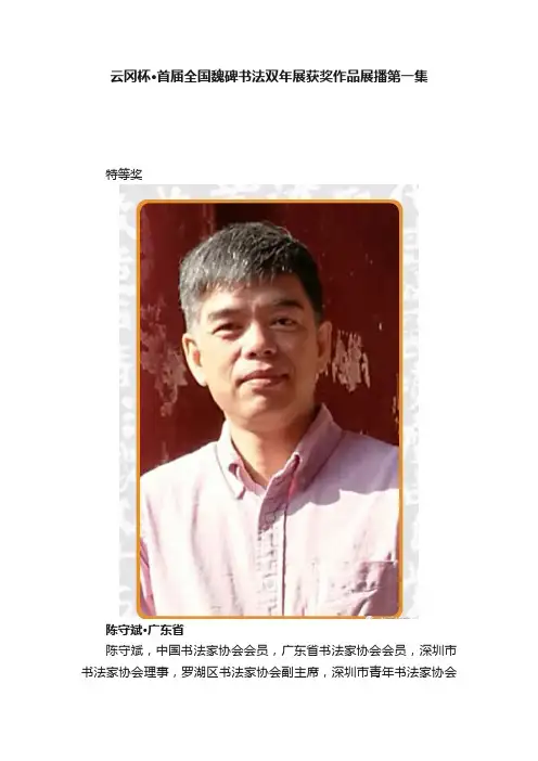 云冈杯·首届全国魏碑书法双年展获奖作品展播第一集