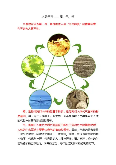 人身三宝——精、气、神
