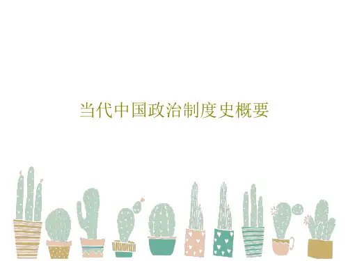 当代中国政治制度史概要PPT60页