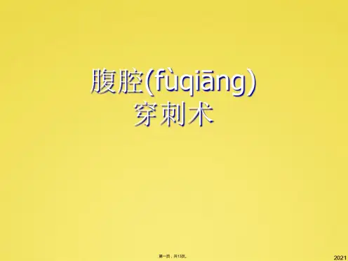 腹腔穿刺术22976(共13张PPT)