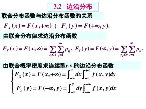联合分布与边缘分布的关系