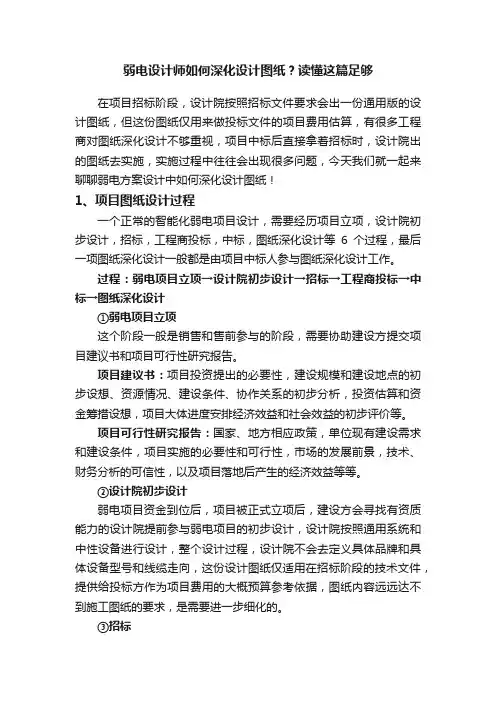 弱电设计师如何深化设计图纸？读懂这篇足够