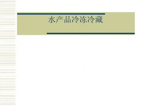 水产品冷冻冷藏