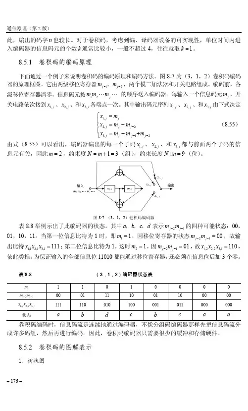 卷积码的图解表示_通信原理（第2版）_[共2页]