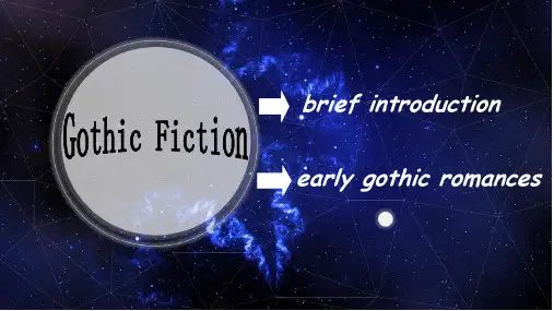 gothic fiction.ppt