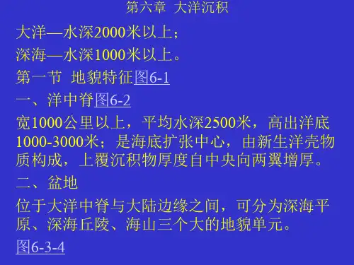 第六章  大洋沉积解读