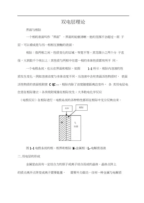 双电层理论