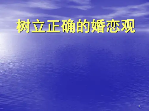 牢记军人身份,树立正确的婚恋观PPT幻灯片