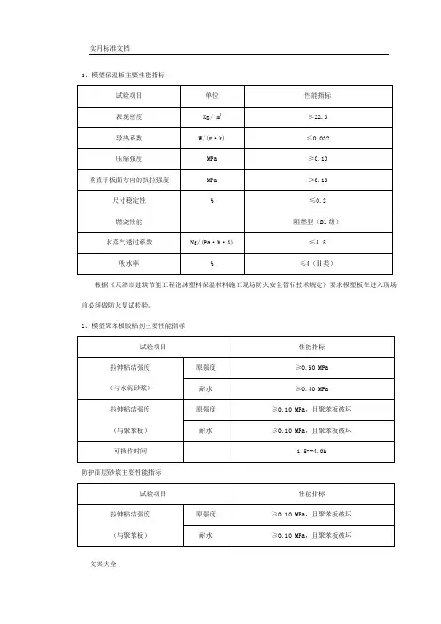 外墙保温技术交底