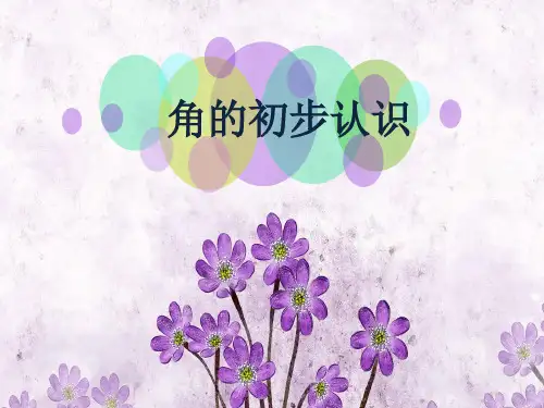 三年级上册数学课件-5.1 角的初步认识(5)