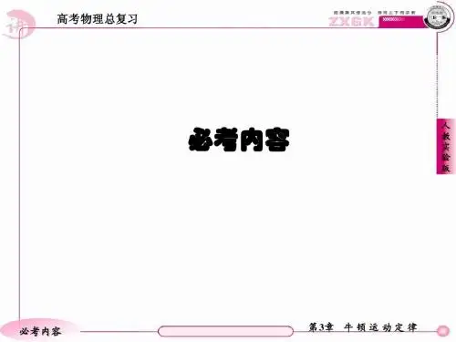 高三物理总复习 第三章 章末整合