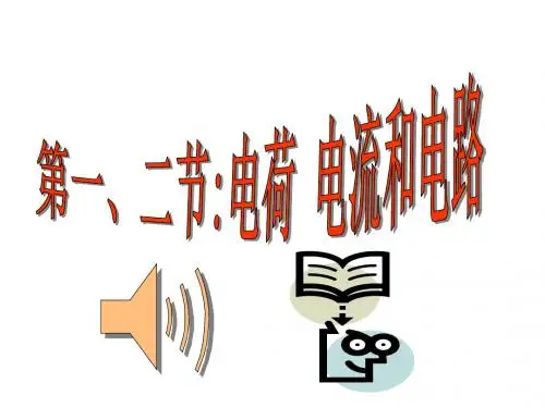 人教版初中九年级物理：电荷 电流和电路