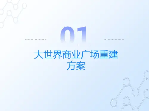 大世界商业广场重建方案