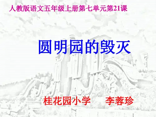 21.圆明园的毁灭(完美版)ppt
